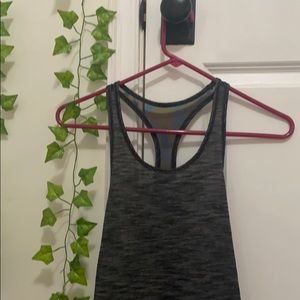 grey mesh tank top